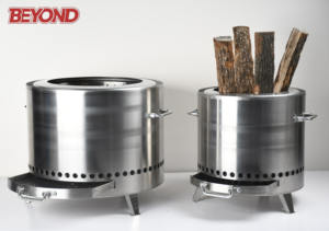 เตาไฟทำจากเหล็กสำหรับสวนเตาไฟเตาฟืนกลางแจ้งเตาไฟทำจากเหล็กไร้ควันสำหรับทำอาหารกลางแจ้งงานตามสั่ง - Product Image 5