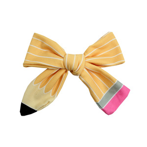 Nuovo accessorio per capelli in cotone per bambini con lettere colorate stampate per la stagione della scuola - Product Image 6