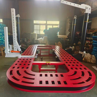 Banc de redressage de châssis de carrosserie automobile certifié CE JINGLI, machine de redressage de châssis en aluminium/métal, table de travail 5600x2200mm, banc de 560mm