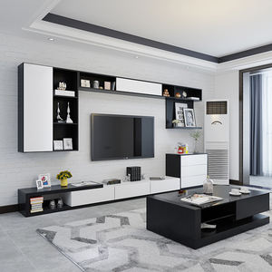 Mobile TV in Legno Stile Europeo VERMONT 2021 di Hangzhou, Supporto TV Semplice per Soggiorno, Arredamento in Legno - Product Image 1