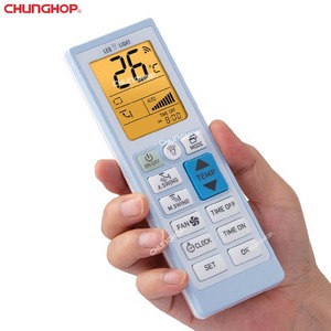 Control Remoto Universal IR Inteligente para Aire Acondicionado, Compatible con las Principales Marcas, Código Fijo, Plástico, Alcance de Más de 8 Metros, Pilas AAA No Incluidas - Product Image 1