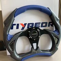 Volant de course 350 mm pour jeu de drift automobile, volant universel en cuir pour sport automobile, volants personnalisés pour drift