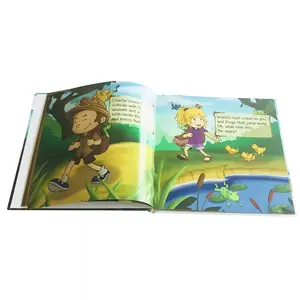 Niedrigen kosten kinder strory bücher benutzerdefinierte günstige übersee hardcover kinder comic buch druck