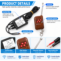 Contrôleur de lumière stroboscopique LED sans fil avec 16 modes de clignotement, contrôleur de clignotement LED pour barre lumineuse LED DRL, lumière Eagle Eye