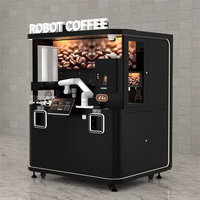 Système de barista robotique collaboratif haute précision Funkyplay, kiosque de vente automatique de café sans personnel, service en libre-service, IA automatique