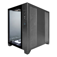 Leadway Mid Tower Gaming PC Case ATX Steel Transparent Side Window RoHS Certified in Stock Computer Towers