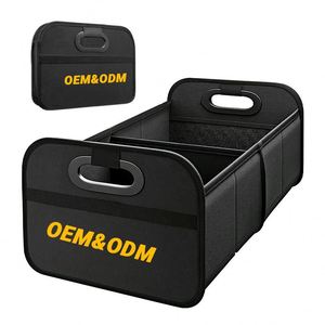 กล่องเก็บของท้ายรถแบบพับได้รุ่นโมเดิร์นอ็อกซ์ฟอร์ด พร้อมที่วางแก้ว - Product Image 1