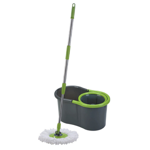 Bộ lau nhà xoay <span class=keywords><strong>360</strong></span> độ chuyên nghiệp kèm xô và miếng lau sợi microfiber thay thế dùng cho vệ sinh sàn nhà - Product Image 1