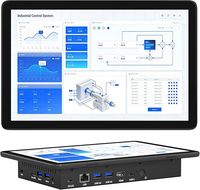 Mini ordinateur tactile 10,1 pouces avec Windows 11 Pro, Celeron N5095, 8 Go de RAM/128 Go de ROM, double RS232 HDMI, BT 5.0
