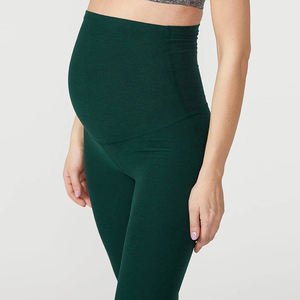 Material de bambú de embarazada ropa de maternidad embarazada Pantalones mujer embarazo legging ropa deportiva - Product Image 2
