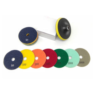 3-Zoll, 4-Zoll, 5-Zoll, 6-Zoll, 8-Zoll Diamant-Schwamm-Polierpads / Flexible Schwammpads für Marmor und Stein - Product Image 5