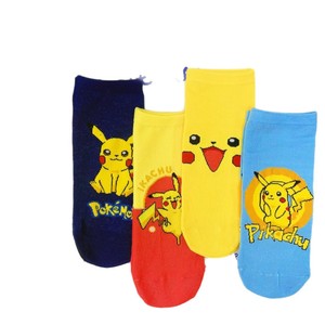 Pikachu Anime Cartoon Ankle <b>Socks</b> <b>Breathable</b> Sweat Absorbing Women's Short <b>Socks</b> 17cm Blue Pokmon Design - Product Image 4