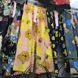 Modello SDC009 a 2,23 Dollari, <span class=keywords><strong>Pantaloni</strong></span> Casual Estivi in Cotone a Vita Libera per <span class=keywords><strong>Donna</strong></span>, Gamba Dritta Lunga, <span class=keywords><strong>Taglie</strong></span> Forti - Product Image 6