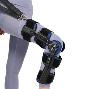 Soporte de Rodilla Ajustable de Nailon, Ortesis Médica con Bisagra, Estabilizador de Rehabilitación, Proveedor de Rodilleras Ajustables - Product Image 5