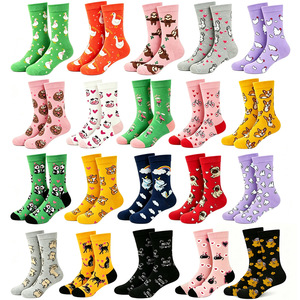 Calcetines Divertidos de Animales 2026: Lindos Corgi, Unicornio, Gato, Panda, Perro, Ganso. Calcetines de Algodón hasta la Pantorrilla, Unisex, para Adultos. Venta al por Mayor, Personalizados. - Product Image 1