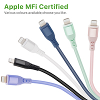Nuevo Cable de Datos con Certificación MFi 2026, Carcasa de Silicona y Aluminio para Cámara, Carga de Alta Velocidad