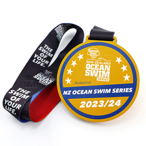 Medalla de Madera Personalizable para Natación, Trail Running, Maratón, Carreras de 5K/10K, Elegante para Premios <span class=keywords><strong>Spartan</strong></span> - Product Image 1