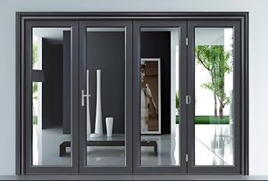 Ventanas abatibles de aluminio modernas serie KT120, aislamiento térmico de vidrio Low E y protección UV, ventanas y puertas <span class=keywords><strong>Ropo</strong></span> - Product Image 5