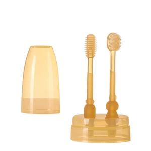 Brosse à dents en silicone pour enfants et nettoyant pour la langue pour les enfants, soins bucco-dentaires doux et sûrs pour les tout-petits - Product Image 1