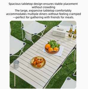 <b>Outdoor</b> <b>Folding</b> Portable Ultralight Camping Picnic <b>Table</b> Roll-Up <b>Table</b> Camping - Product Image 4