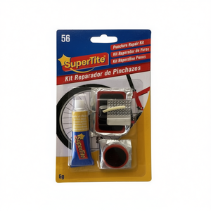 Kit di riparazione forature con toppe in gomma da 6g per pneumatici da bicicletta - Product Image 1