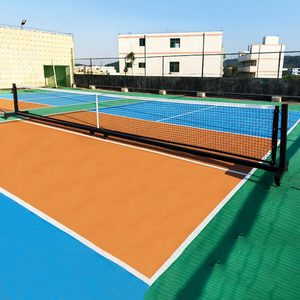 Red de Pickleball Resistente de Grado Profesional con Ruedas Portátiles para Fácil Movilidad, Altura Reglamentaria para Canchas Interiores, Entretenimiento - Product Image 4