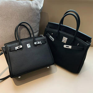 Bolso Bandolera de Cuero Genuino de Primera Capa para Mujer, Gran Capacidad, Correa Única, Diseño Elegante y Sólido - Product Image 1