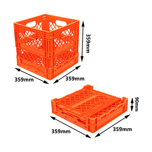 Caisse pliable carrée JOIN de haute qualité, robuste et portable, pour supermarché et logistique - Product Image 2