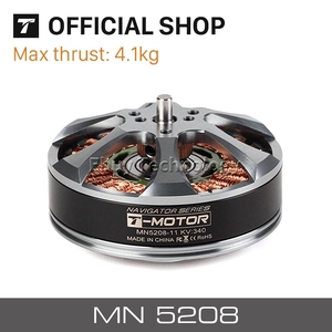 T-MOTOR MN5208 KV340 Parfait Dynamique Blance Haute Vitesse de Réponse Brushless Outrunner Moteur Électrique pour Drone Moteur 1kw Tmotor - Product Image 3