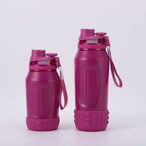 316 Stainless Steel Insulated Water Flask 550ml 750ml Portable Wrist Strap Design for Camping Hiking and <b>Cycling</b> - Product Image 6