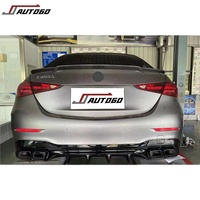 Kit de carrosserie de rénovation automatique pour mercedes-benz W206 classe C C260 C300 C400 2022 2023 mise à niveau vers AMG GT C63 b-brabby style