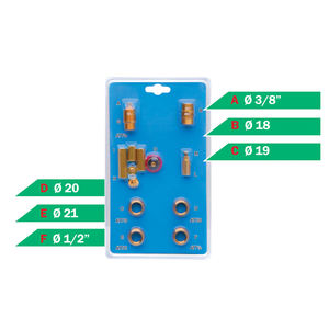 Kit de vis Premium à 12 combinaisons Ensemble d'outils de tournage universels pour robinets - Product Image 2