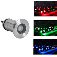 Empotrada 3W 12 voltios IP68 Acero inoxidable LED Piscina Luz Impermeable Lámpara de paisaje subacuático