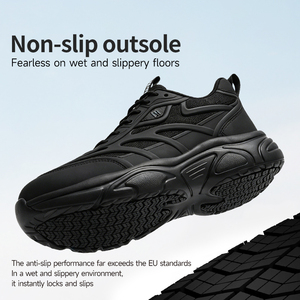 <span class=keywords><strong>Scarpe</strong></span> <span class=keywords><strong>Antinfortunistiche</strong></span> GUYISA per Uomo e <span class=keywords><strong>Donna</strong></span>, Antiscivolo SRC, <span class=keywords><strong>Comode</strong></span> <span class=keywords><strong>Scarpe</strong></span> da Lavoro per Cucina, Chef, Uso Ospedaliero, Nere, Resistenti allo Sporco - Product Image 2