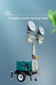 Ánh sáng di động tháp 5KW Máy phát điện bốn 160 wát LED nguồn hmf968 - Product Image 6