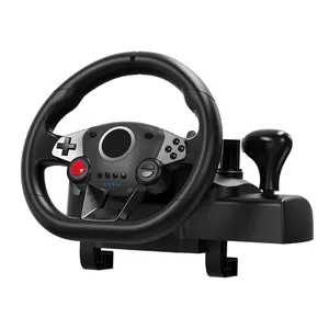 C-STAR ERGONOMIC einstellbare Empfindlichkeit Plug & Play Car Game Controller Rennlenkrad