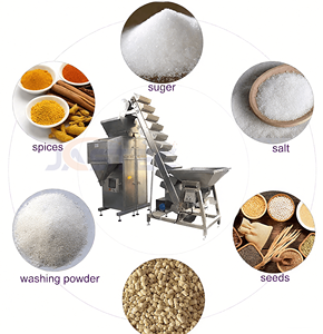 500-6000g 220V thép không gỉ số lượng lớn định lượng máy đóng gói cho đường muối phân bón thức ăn - Product Image 2