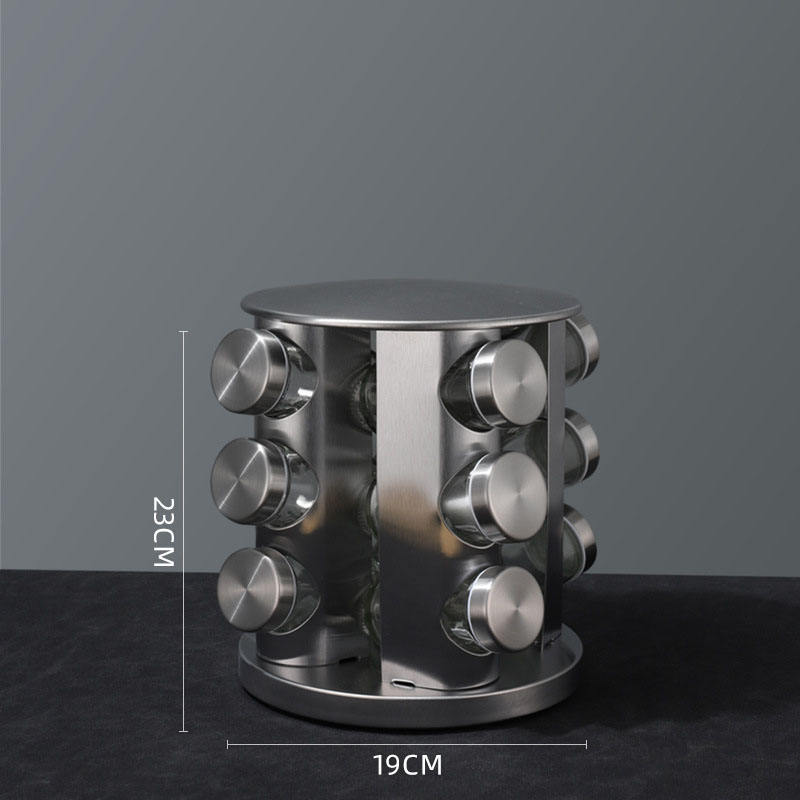 Rotating spice rack [12 spice bottles]