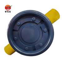 Cylindre hydraulique télescopique multi-étages personnalisé en usine à longue course avec 5 étages pour les camions de démolition