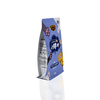 Sacs en plastique de qualité supérieure, résistants à l'humidité, avec soufflet latéral, fermeture éclair, personnalisables avec logo, impression sérigraphique, qualité alimentaire, résistants à l'eau