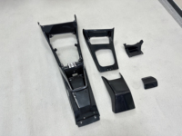 Finitions intérieures en fibre de carbone sèche, console centrale CSL pour BMW G87 M2 G80 M3 G82 M4, accessoires intérieurs de voiture