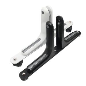Pieds de support réglables pour mobilier de bureau en acier laminé à froid, design minimaliste, accessoires de quincaillerie pour écran de séparation à fixation au sol - Product Image 1