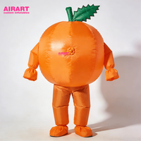 Costume de mascotte de fruit orange nouvellement conçu pour les événements d'expo de fruits et légumes - Costume de mascotte de fruit personnalisé