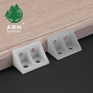 Soporte de Esquina de Plástico Five Trees PPS, Conector de Muebles Pequeño y Duradero - Product Image 3