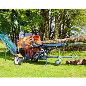 Dia 450mm 500mm 550mm Fire Wood Log Splitter 4 Way 6 Way Wedges Adjustable Automatic Firewood Processor Supplier