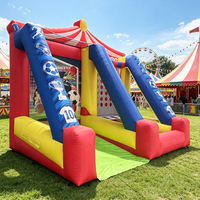 Jeu de tir au football gonflable, jeu de cible gonflable interactif pour événements et fêtes foraines