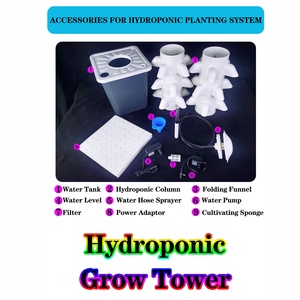Sistema de Cultivo Hidropónico Vertical para Balcón, DIY, con Vasos de Colonización Desmontables de PP, para Jardín en Casa, Invernadero, Torre Vertical - Product Image 6