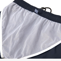 Pantalones cortos deportivos elásticos de verano para hombre, Capris de playa, logotipo personalizado, transpirables, de secado rápido, para correr en el gimnasio