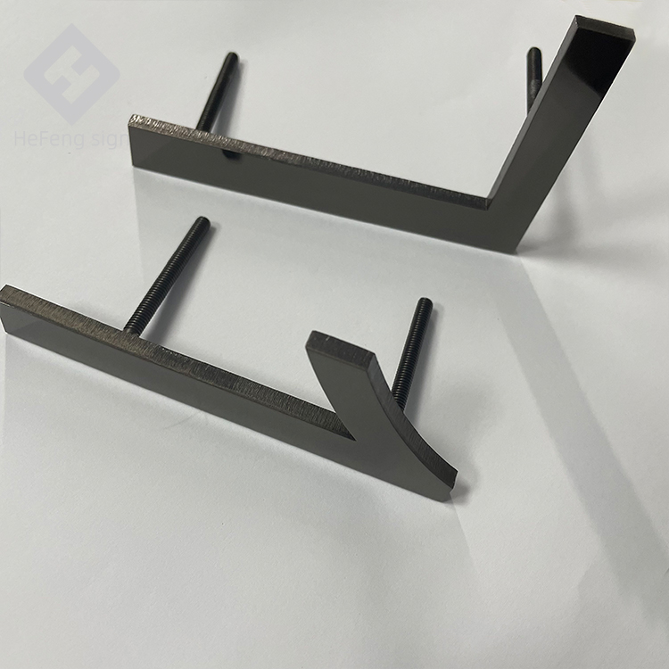 Laser Cut Plated Mirror Stainless Steel Letters 3d Metal House Floor Door Number Signs