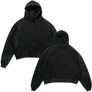 Sudadera con Capucha Unisex de Algodón, Estampado Gráfico, Lavado Ácido, Fabricantes de Ropa Urbana, Sudadera Extra Grande Personalizada para Mujer - Product Image 6